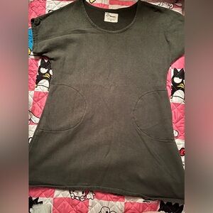 Dark Olive Mini Dress with Pockets